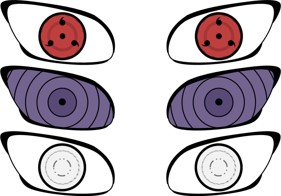 11+ Rinnegan - View: Sharingan Rinnegan Byakugan 3 Great PNG Clip Art