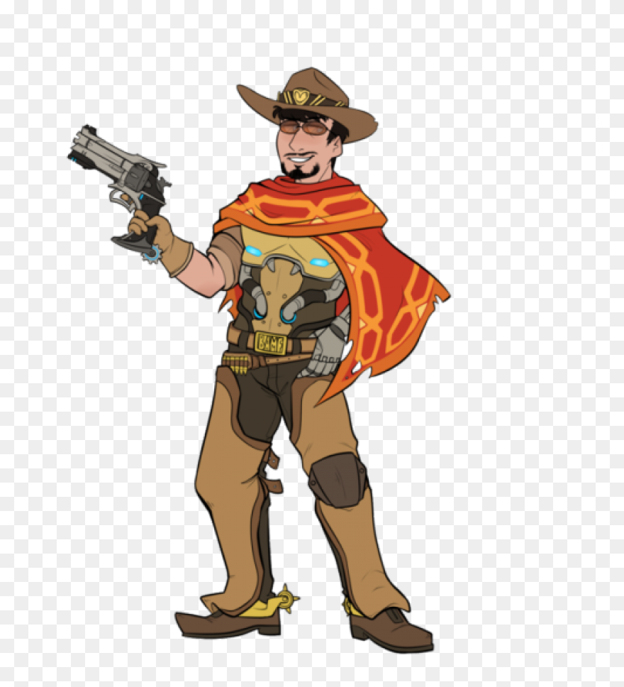 Overwatch] Mccree Riverboat Render 