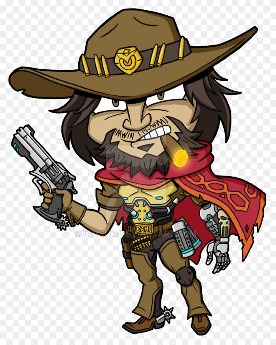 Overwatch] Mccree Riverboat Render 
