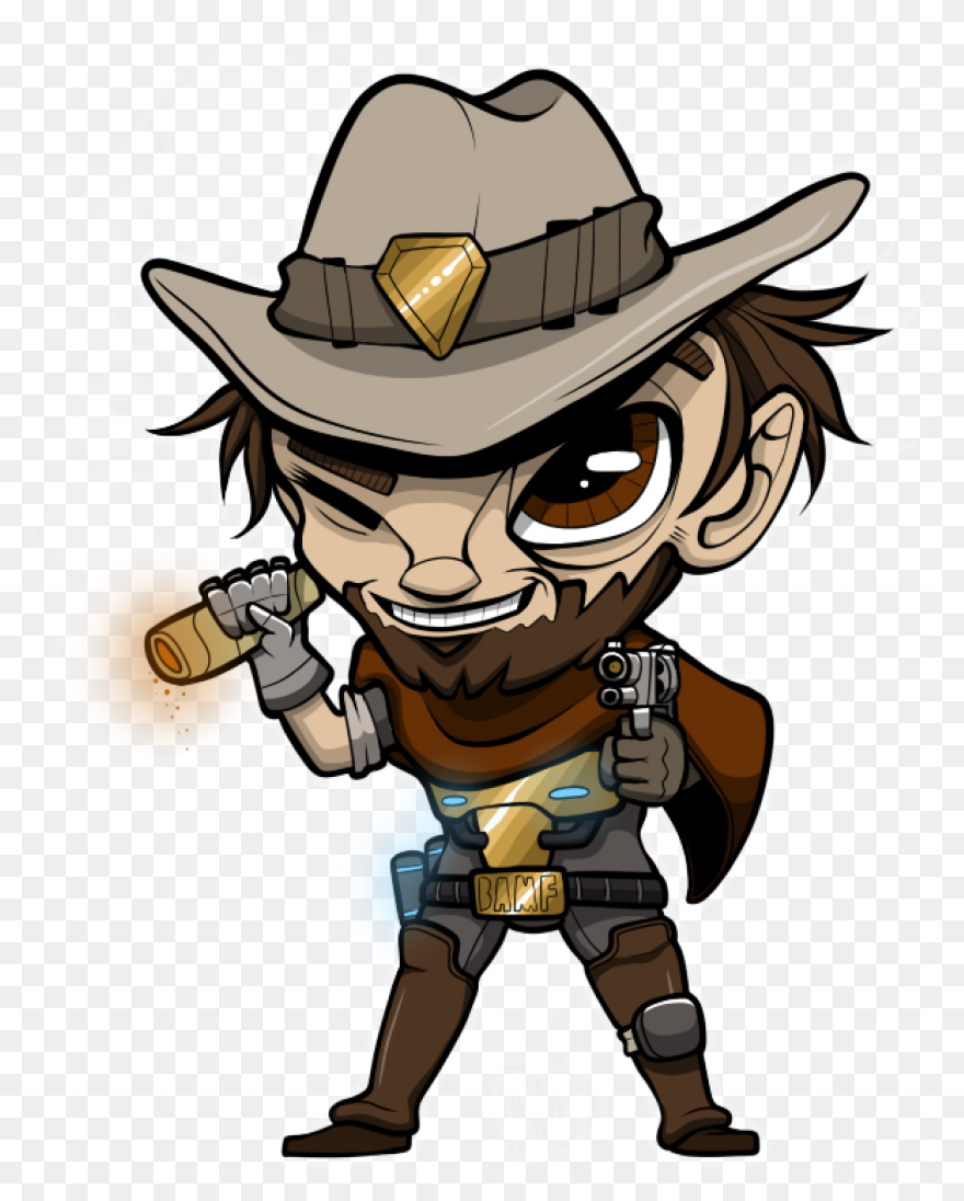 Overwatch] Mccree Riverboat Render 