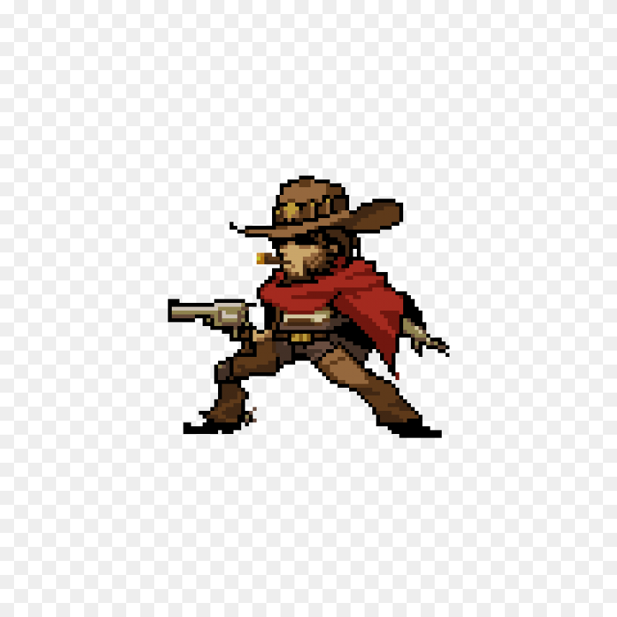 Overwatch] Mccree Riverboat Render 