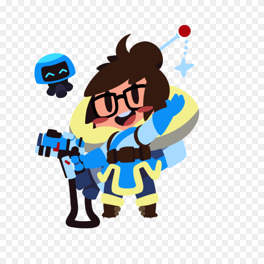 Mei And Popplio | Overwatch | Know 