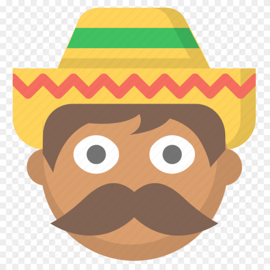 Mustache Clipart Twirly - Curly Mus