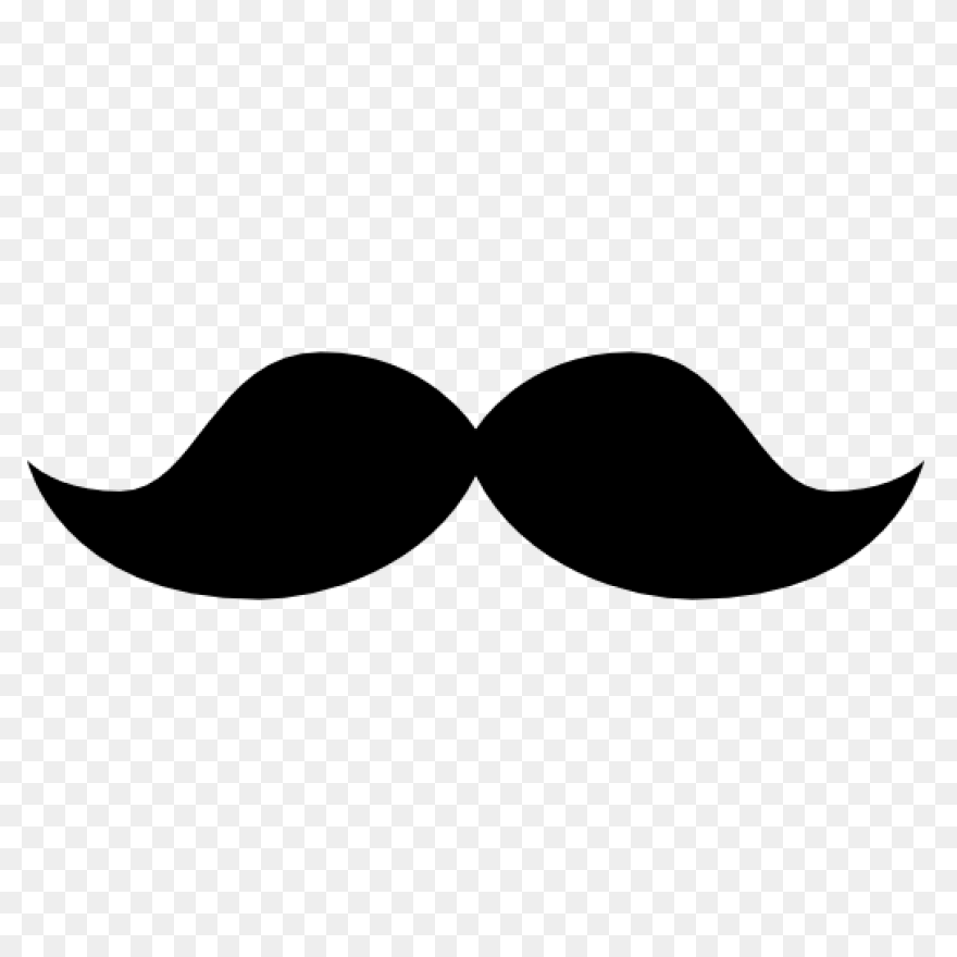 Mustache Clipart Twirly - Curly Mus