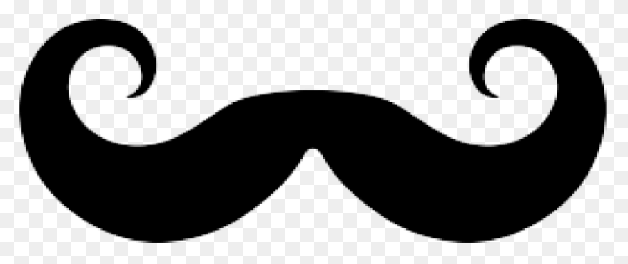 Mustache Clipart Twirly Curly Mustache - Mexican Mustache