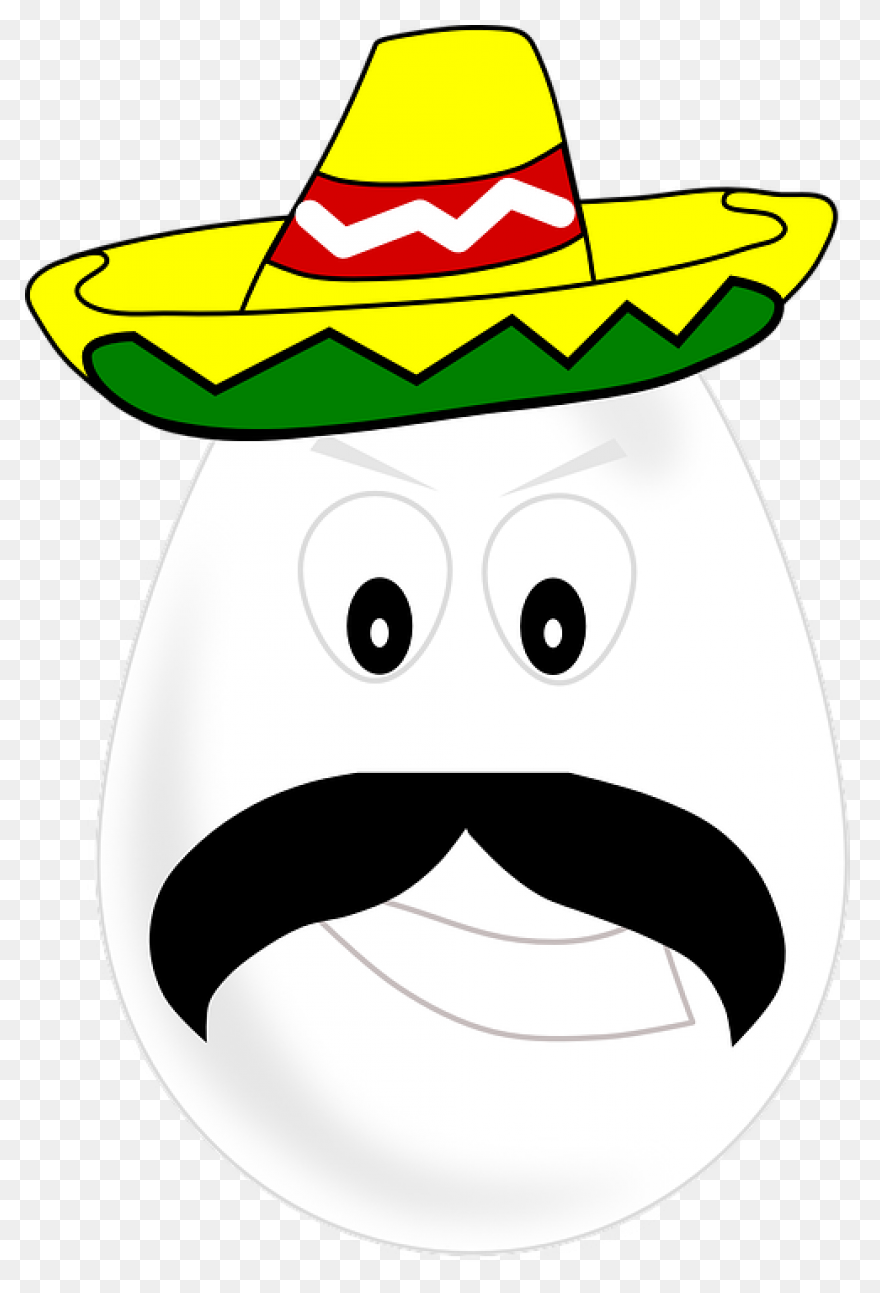 Mustache Clipart Twirly - Curly Mus