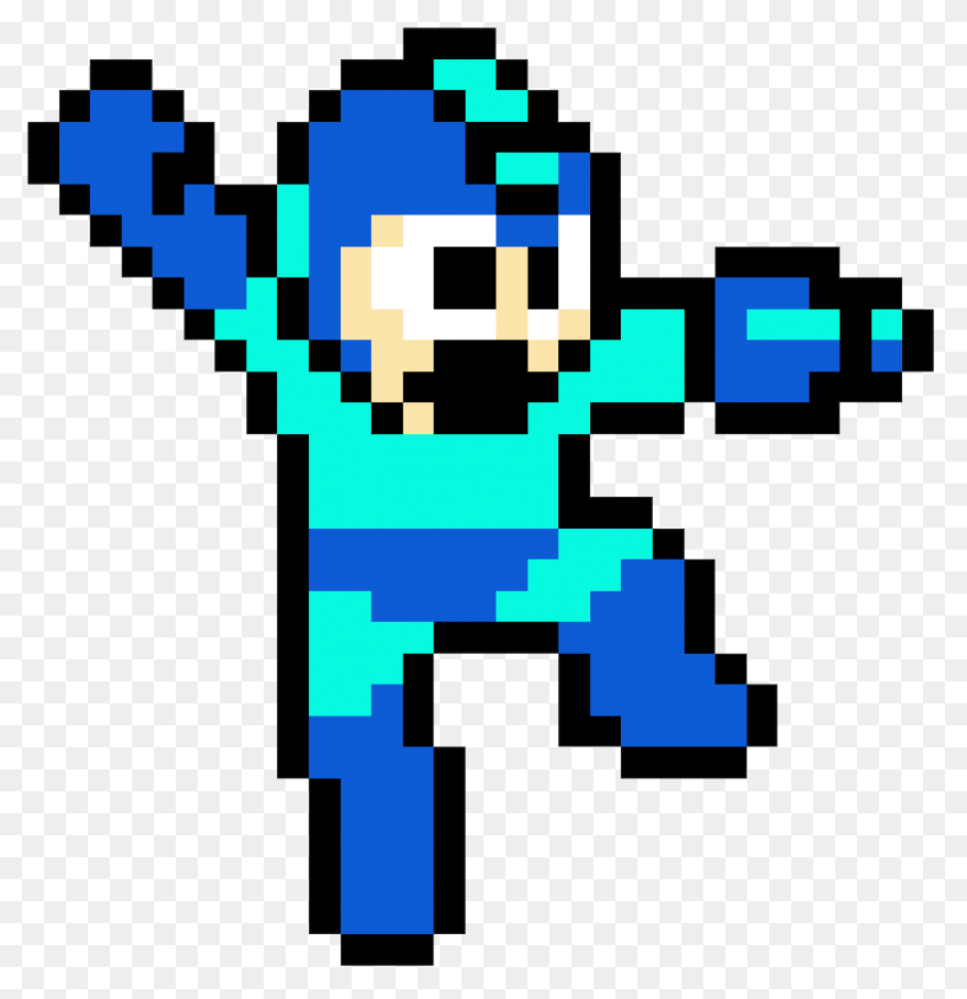 Megaman Clipart 8 Bit Png - Mega Ma