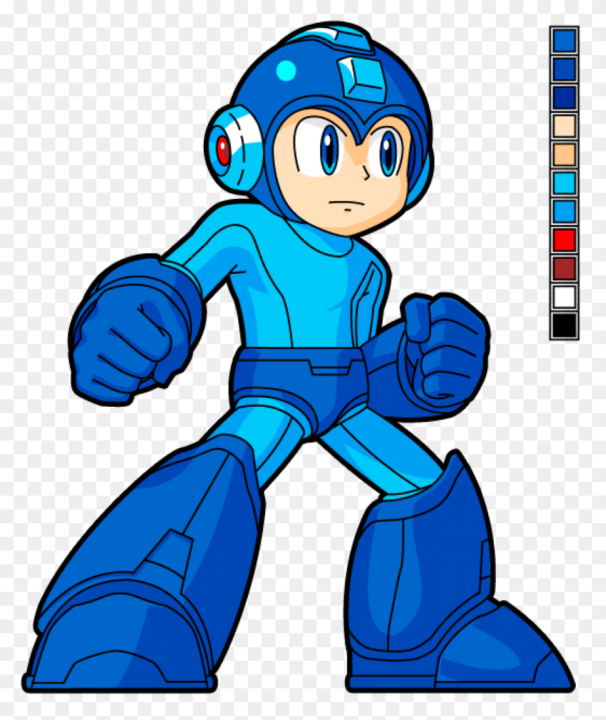 Megaman Clipart 8 Bit Png - Mega Ma