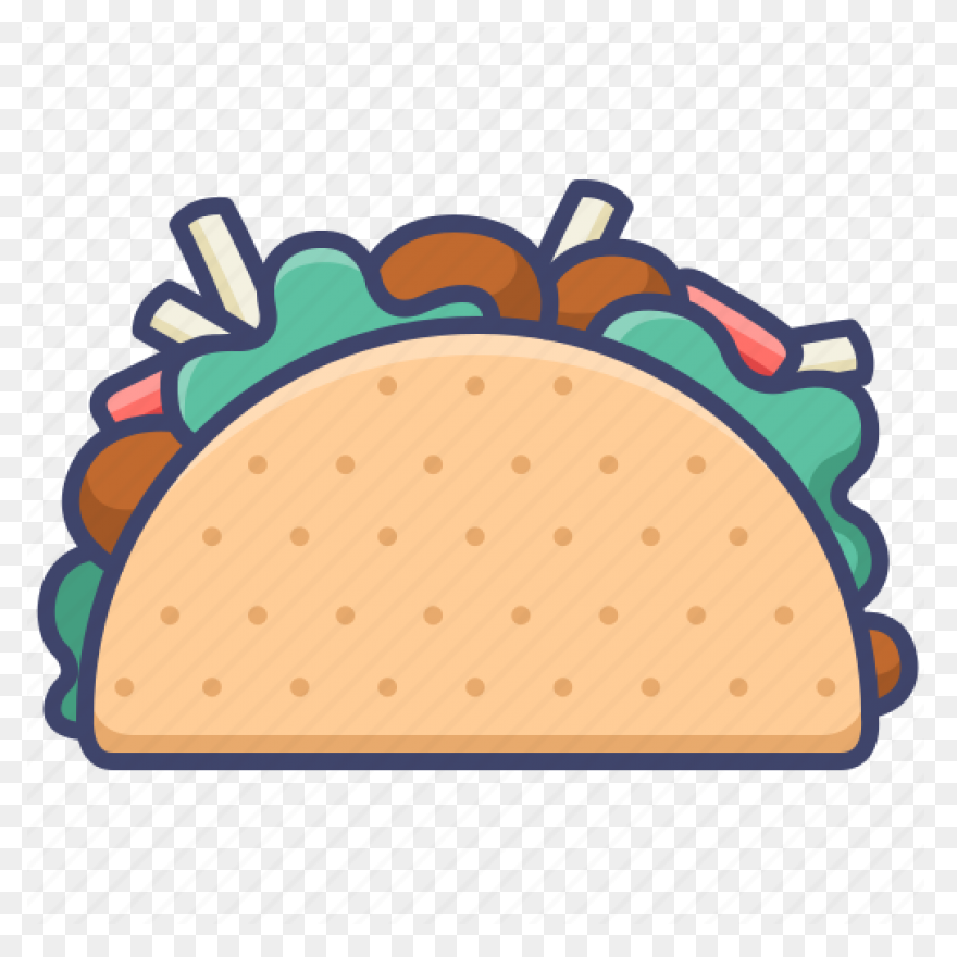 Mexican Food Cartoon Line Food Clip