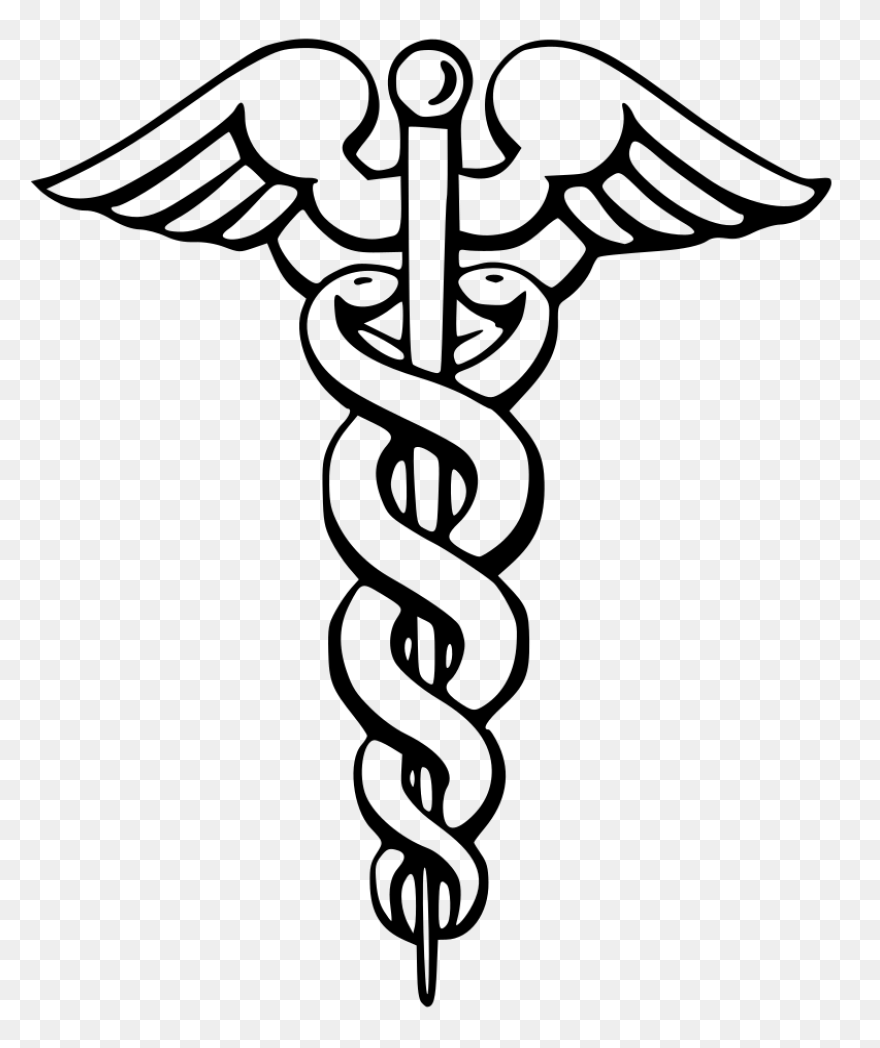 Physician Logo Clip Art - Caduceus 