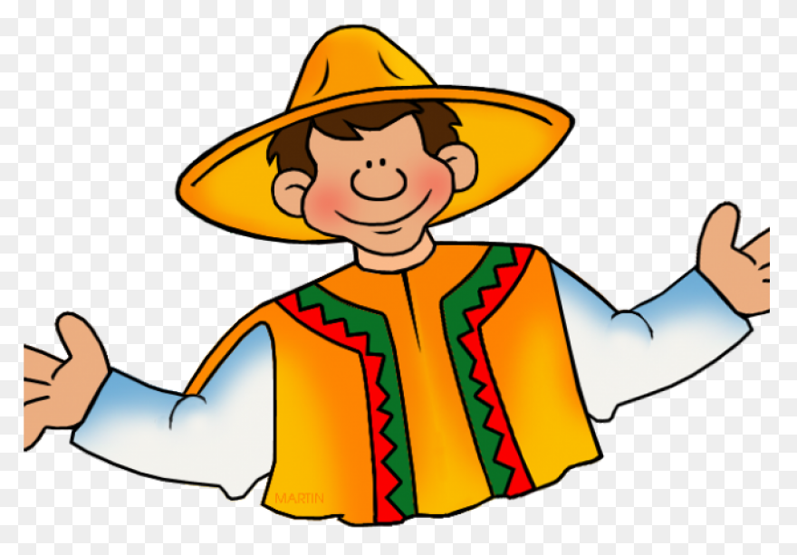 Mexican Clipart Sombrero Mexican Man - Mexican