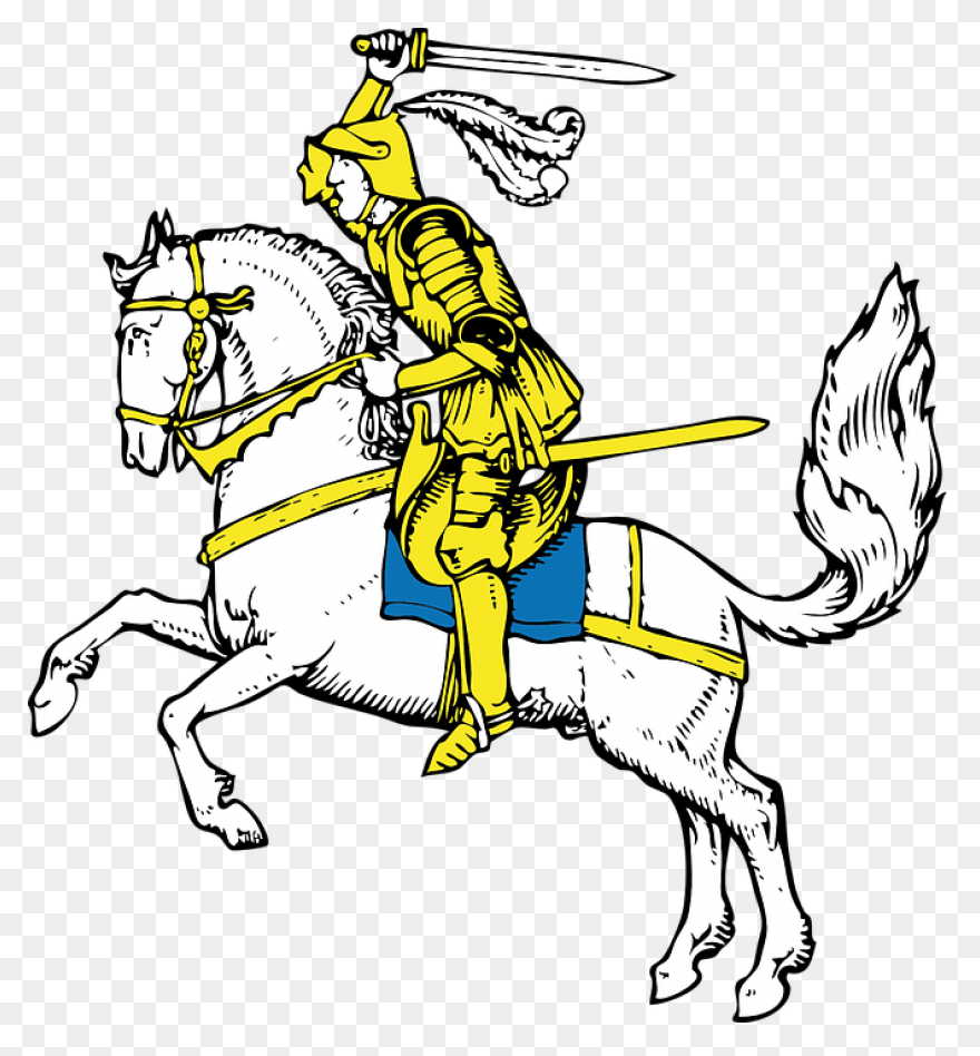 Knight Medieval Warrior Free Vector - Medieval Knight