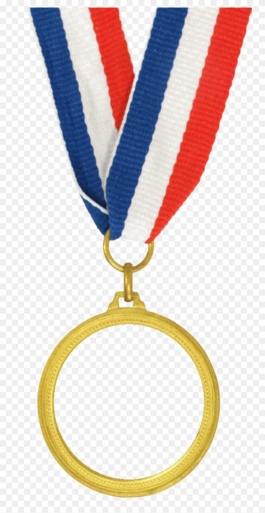 Gold Medal On A Black Background Fr