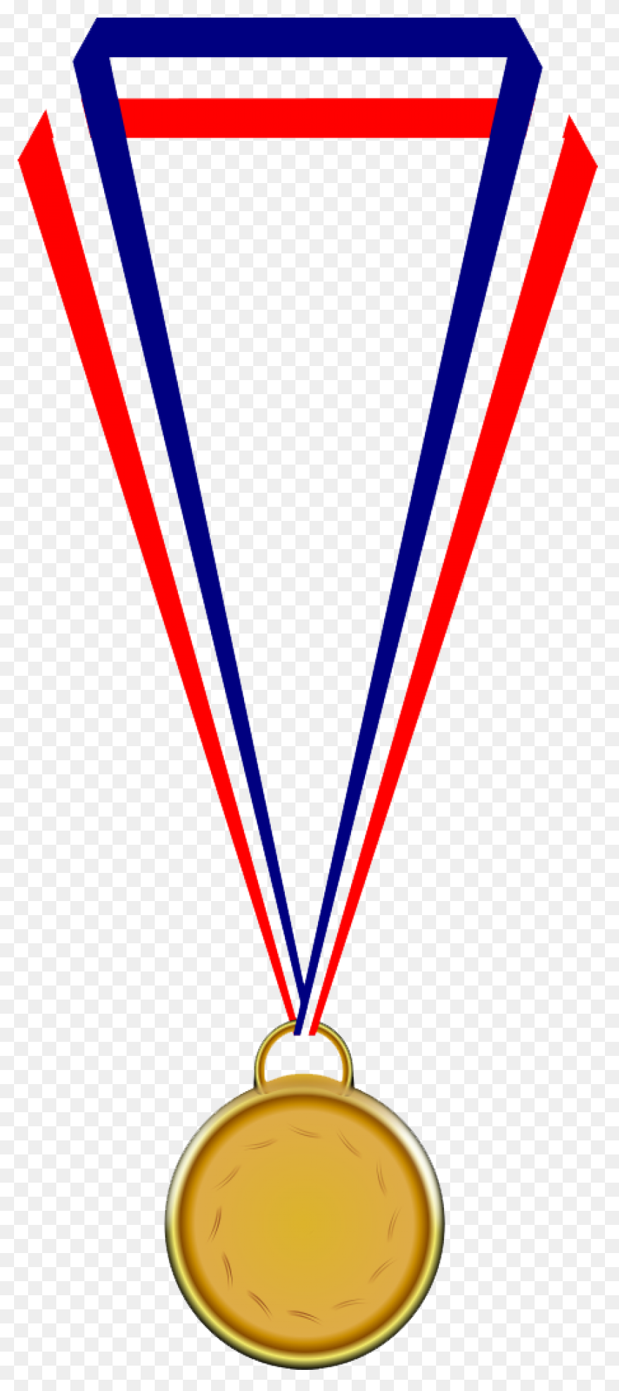 Gold Medal On A Black Background Fr