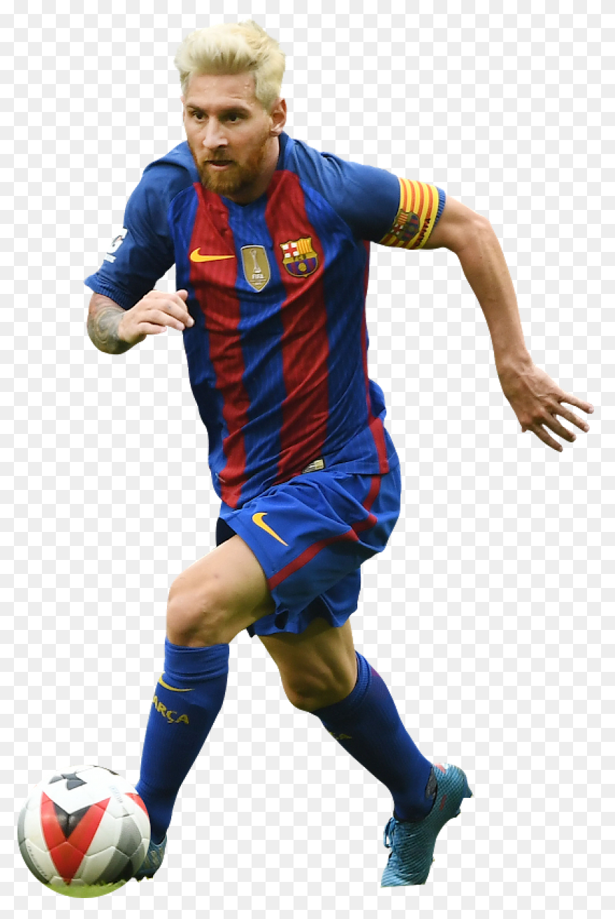 Running Happy Messi Transparent Bac