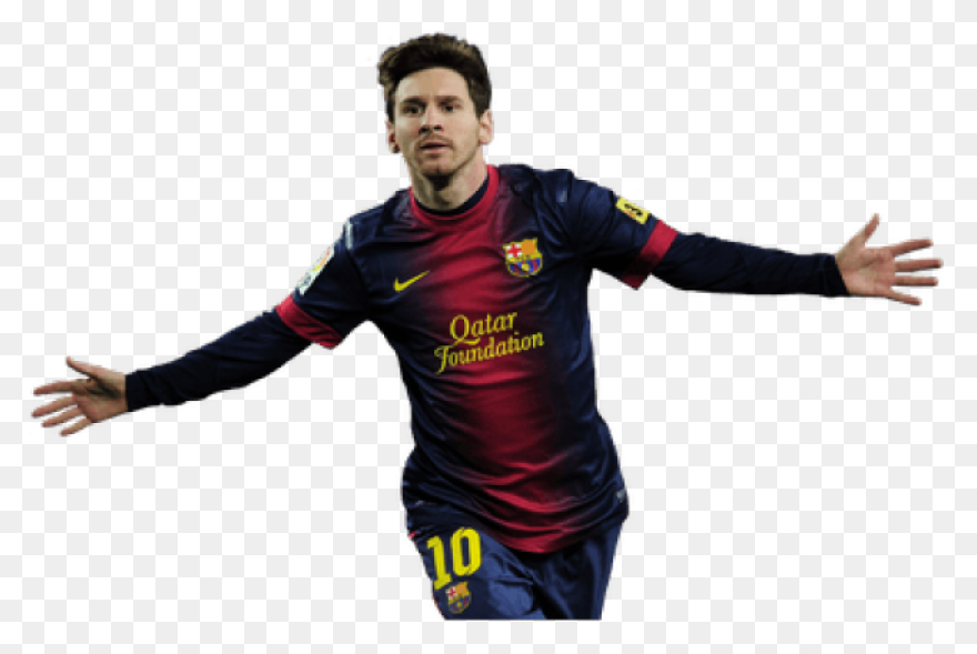 Running Happy Messi Transparent Bac