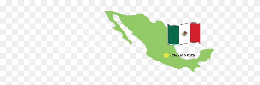 Mexico - Mexico Capital City Map Cl