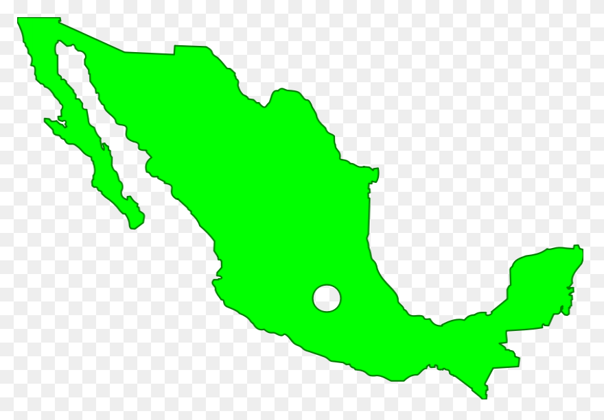 Mexico - Mexico Capital City Map Cl