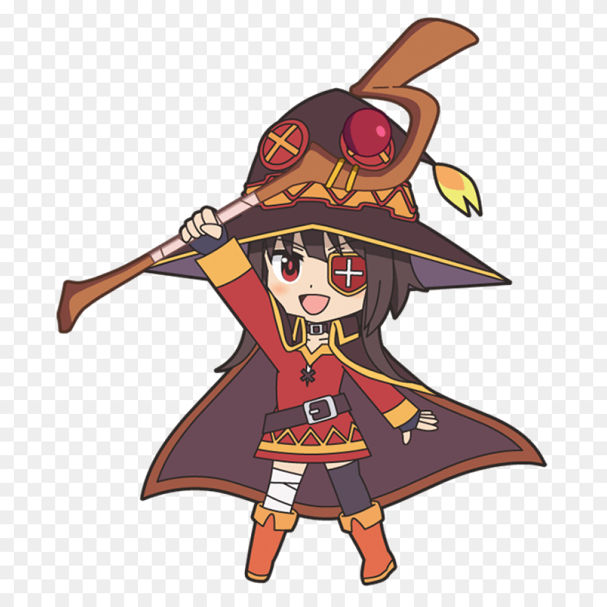 Smug Megumin Sticker