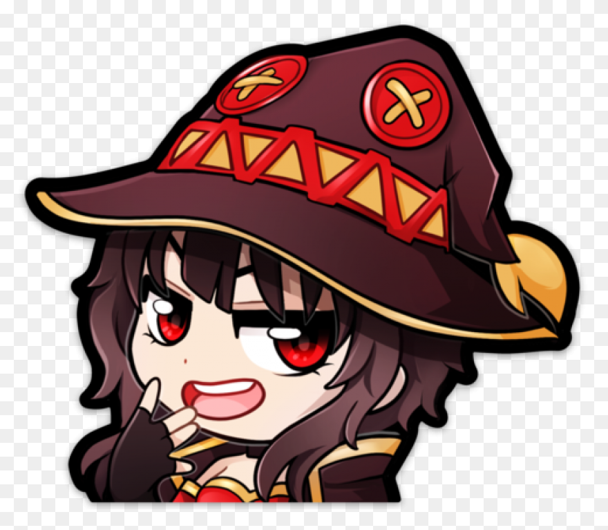 Smug Megumin Sticker - Megumin