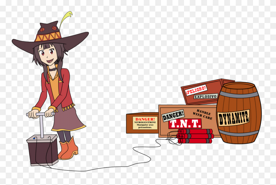 Smug Megumin Sticker