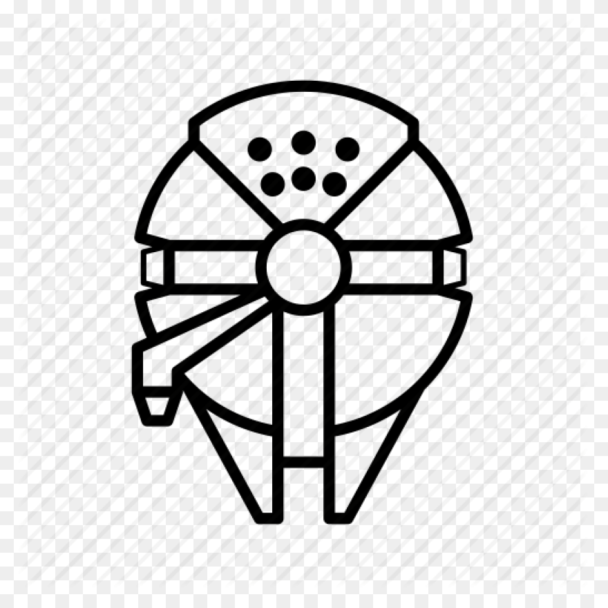 Millennium Falcon Clipart - Png Dow