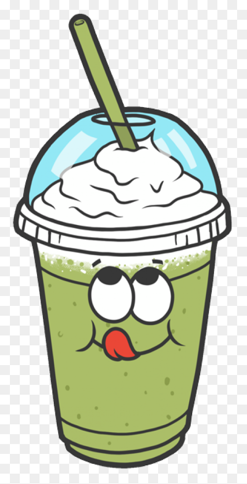Milk Food Line Milkshake Clipart - 