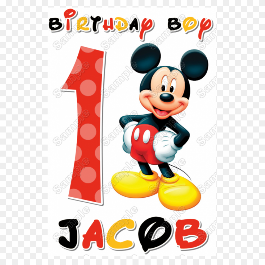 Happy Birthday Clipart Mickey Mouse
