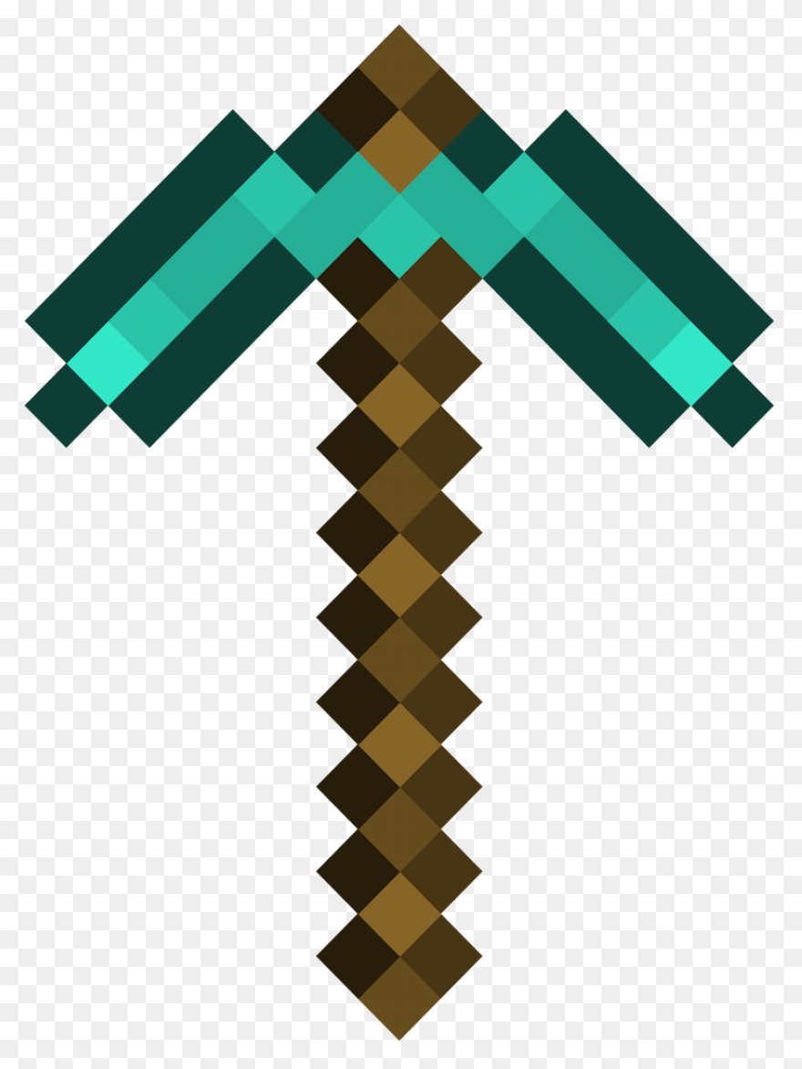 Minecraft Diamond Pickaxe By Angelk