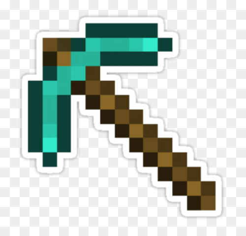Minecraft Diamond Pickaxe By Angelk
