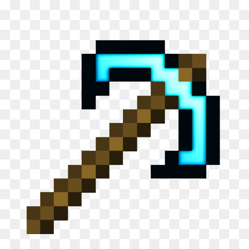 Minecraft Diamond Pickaxe By Angelk