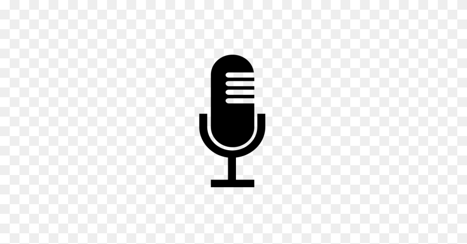 Old Style Microphone Clipart, Vecto