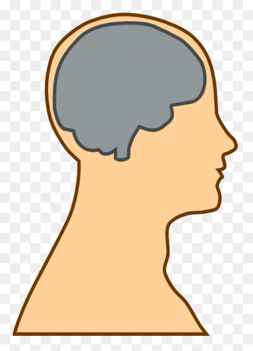 Mind Clipart Blank - Brain Outline 