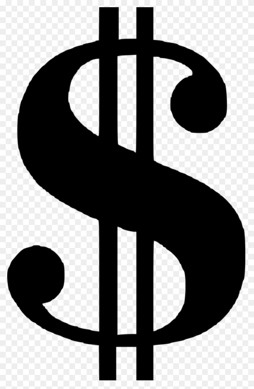 Money Sign Money Bag Icon Vector Cl