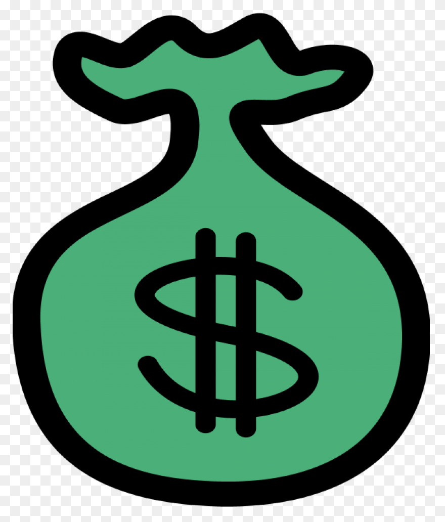 Money Sign Money Bag Icon - Money Sign