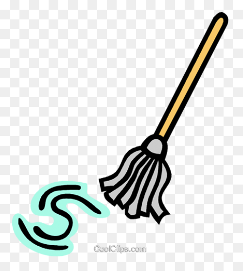Mop Royalty Free Vector Clip Art Il
