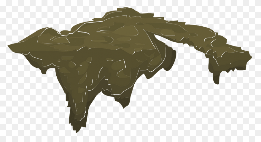 Brown Ground Heights Moss Clipart. - Moss