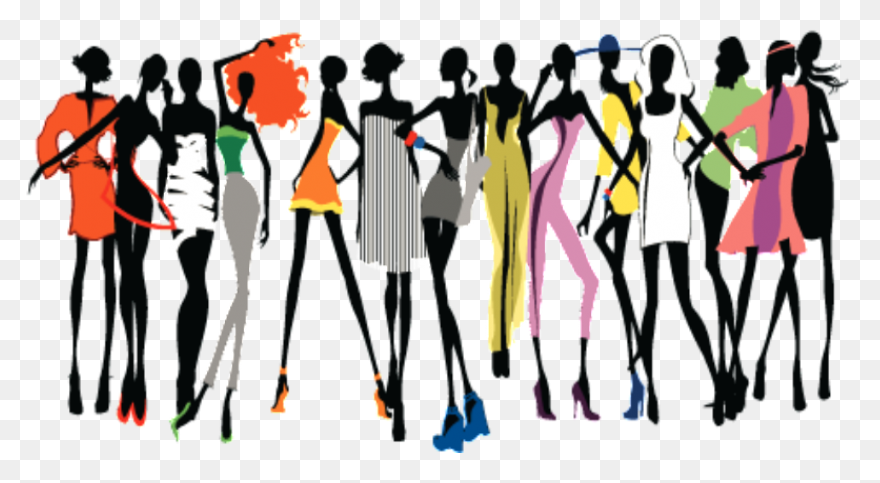 Runway Fashion Show Model Clipart - Model