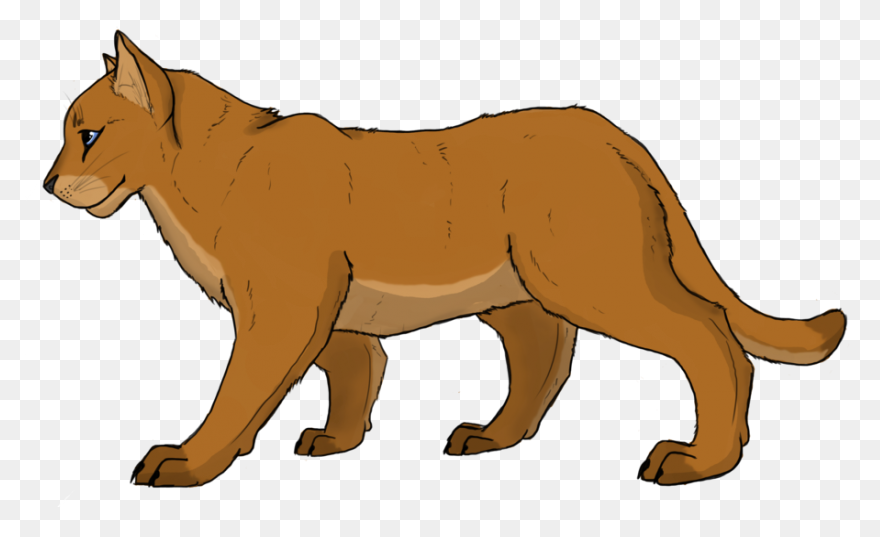 Mountain Lion Silhouette - Free Vec