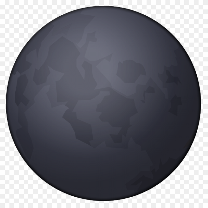 Download Dark Moon Emoji Image - Moon Emoji