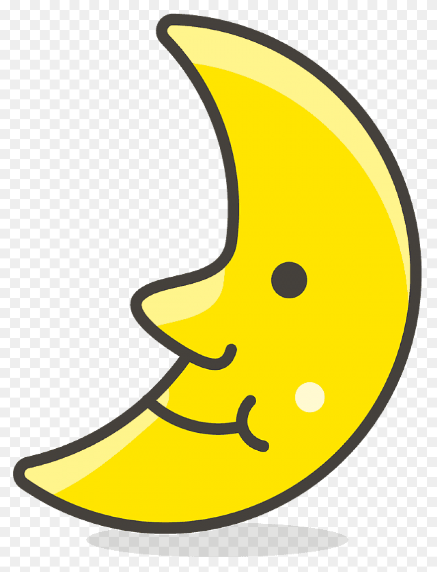 Download Dark Moon Emoji Image In P