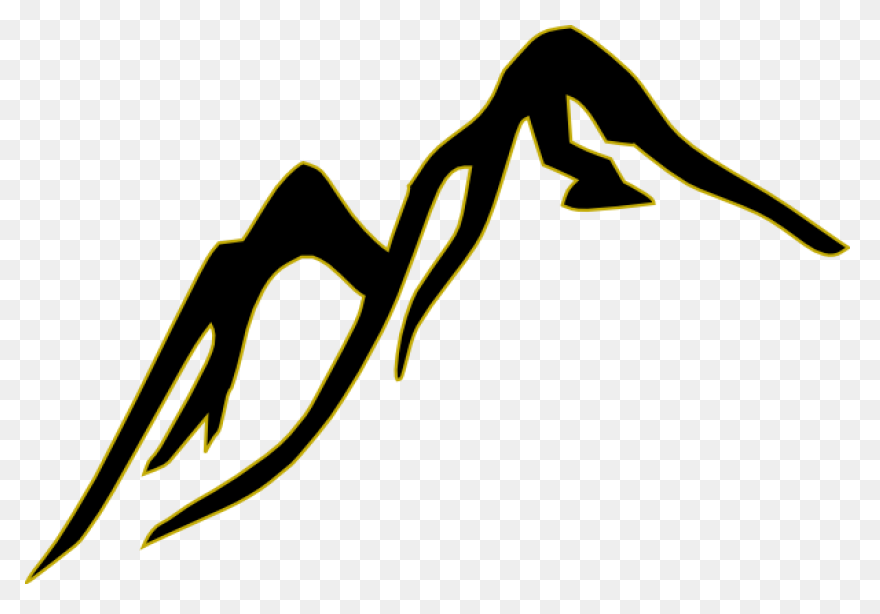 Free Mountain Silhouette Clip Art, 