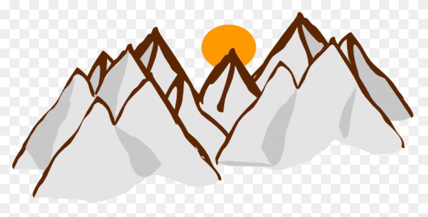 Mountain Silhouette Clipart Clip Ar