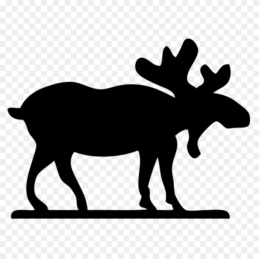 Moose Silhouette Vector | Free - Moose