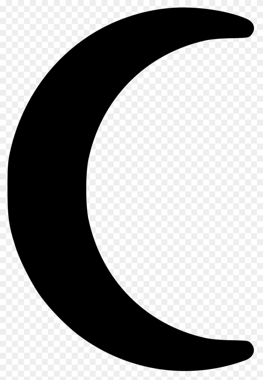 Moon Icon, Moon Outline, Moon Logo