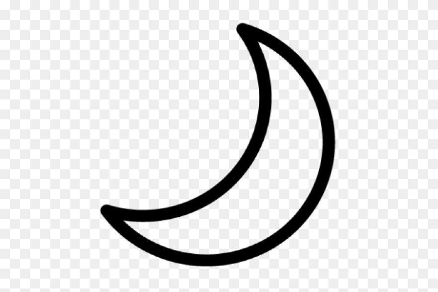 Moon Icon, Moon Outline, Moon Logo
