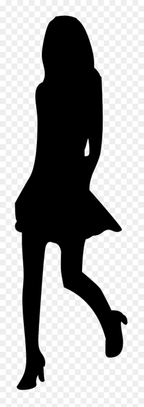Silhouette Female Models - Free Vec