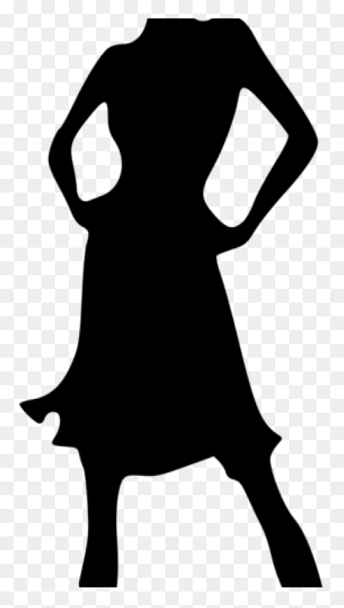 Silhouette Female Models - Free Vec
