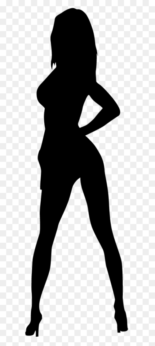 Silhouette Female Models - Free Vec