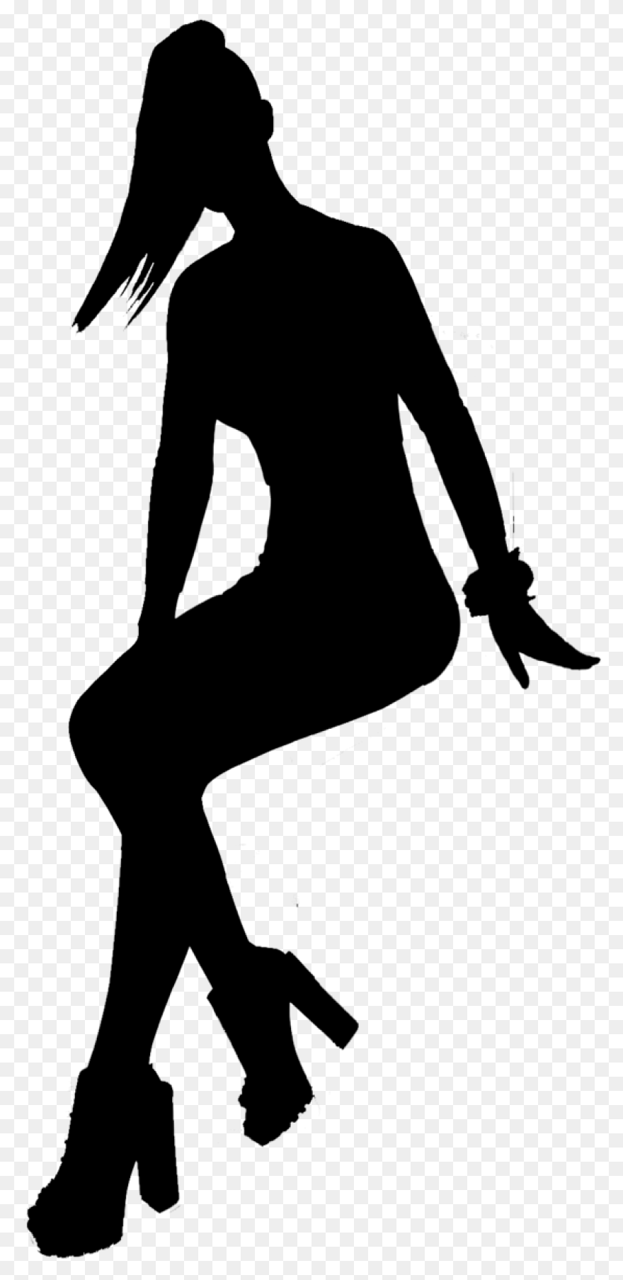 Silhouette Female Models - Free Vec